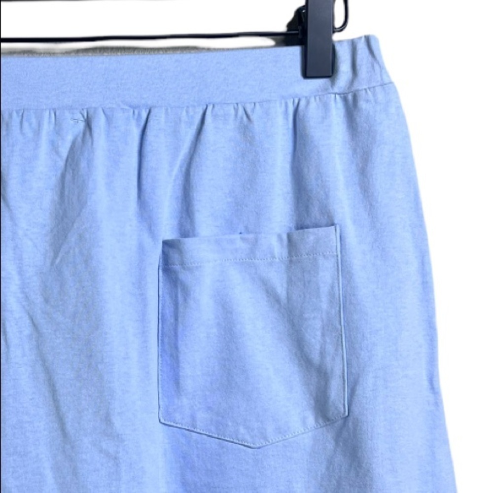 Le Lis Ultra Mini Knit Baby Blue Back Pocket Pull On Skirt Small SS6597 - Picture 11 of 11